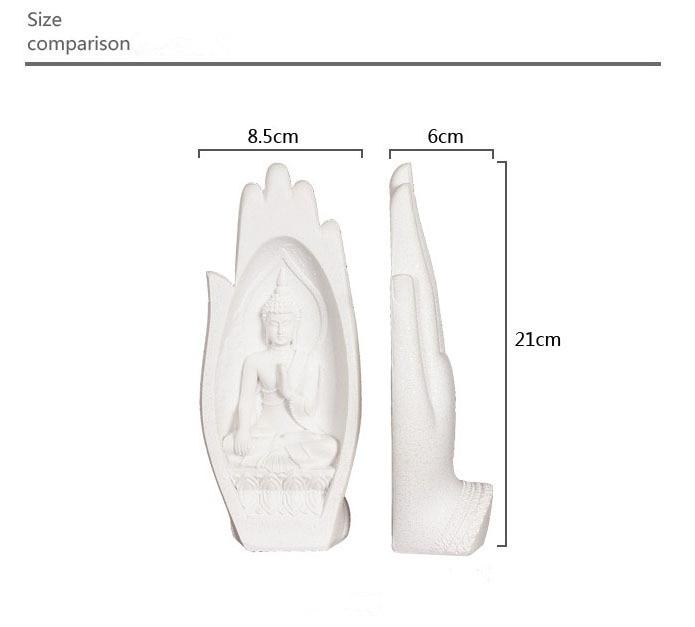 2 pièces Figurine de Bouddha