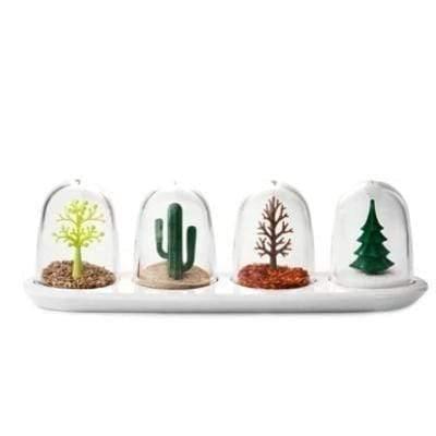 Floroux Quartett Distributeur d'épices | Design élégant | Pratique & Stylé | Pour chaque saison