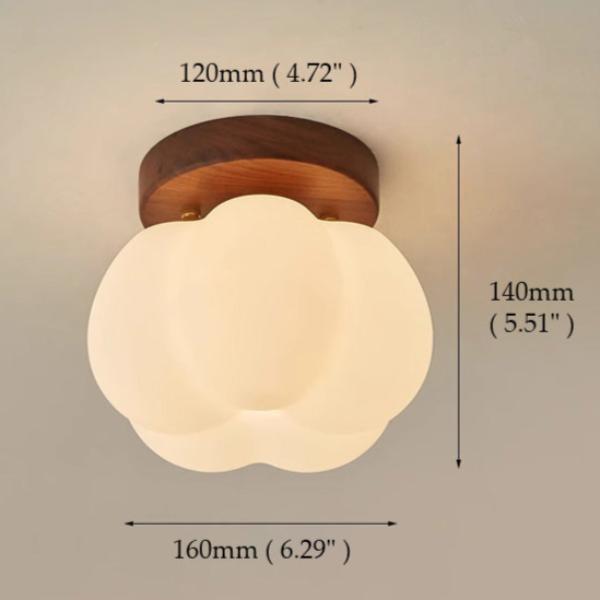 Floroux Flush Ceiling Light | LED Ceiling Lamp | Modern Design | Mood Light for Living Room & Bedroom