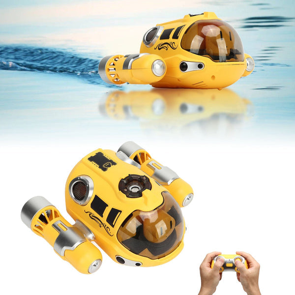 Bateau à moteur télécommandé étanche avec doubles hélices - Amusant bateau à vapeur RC pour enfants, jouet parfait pour la piscine