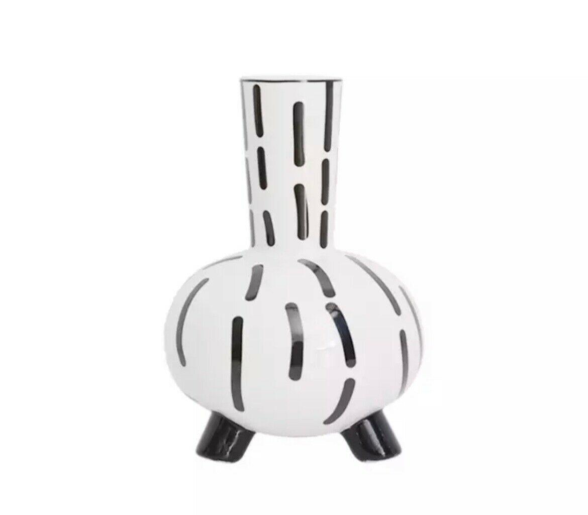 Ceramic vase set Floroux | Handmade tribal design accents | Decorative vases for living room and hallway