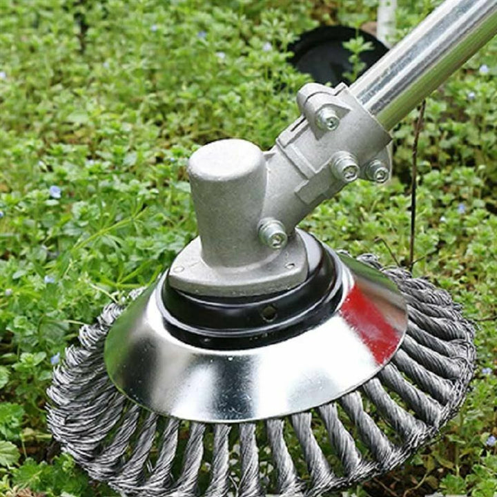 Floroux fil d'acier tête de coupe de gazon | Élimination des mauvaises herbes | Durable & Efficace