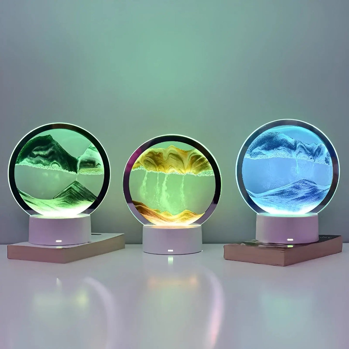 Lampe à sable – Sandify – veilleuse LED – ambiance chaleureuse