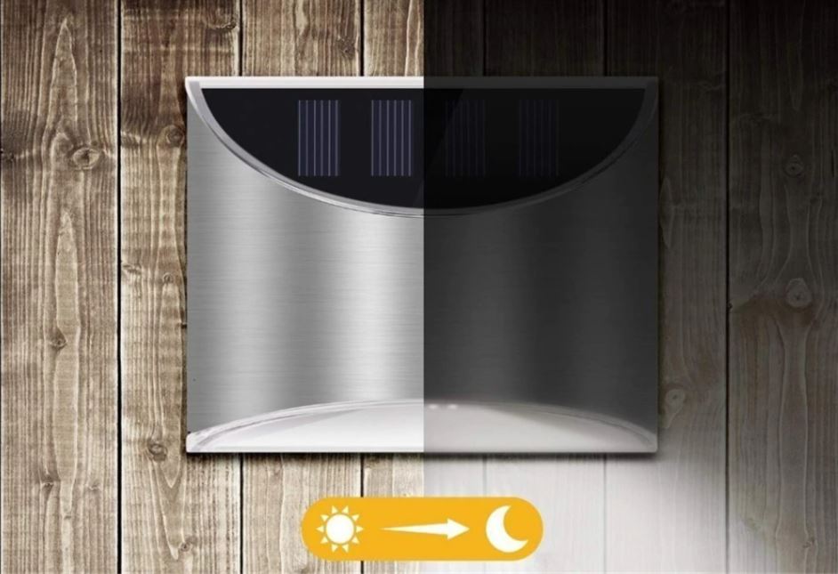 Lampes murales solaires LED sans fil Deluxe - Créez l'ambiance parfaite dans votre jardin !
