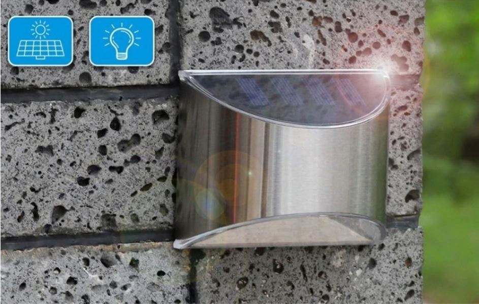 Lampes murales solaires LED sans fil Deluxe - Créez l'ambiance parfaite dans votre jardin !