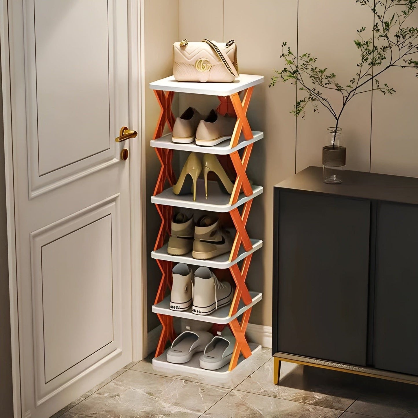 Râtelier à chaussures multifonctionnel et pliable - SpaceSaver