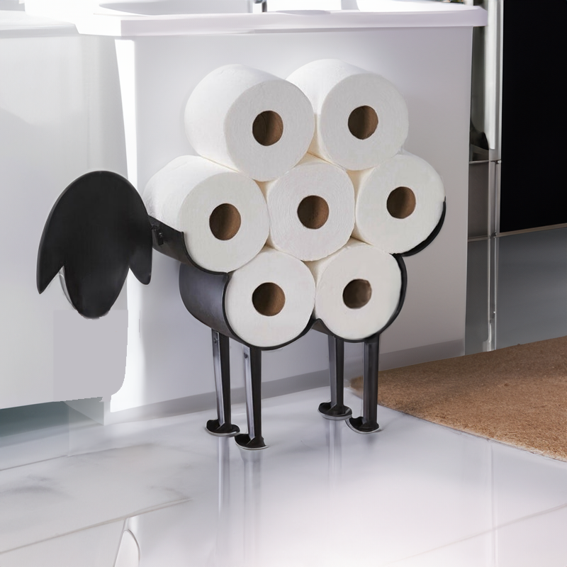 HomeTod™ Support de papier toilette en forme de mouton