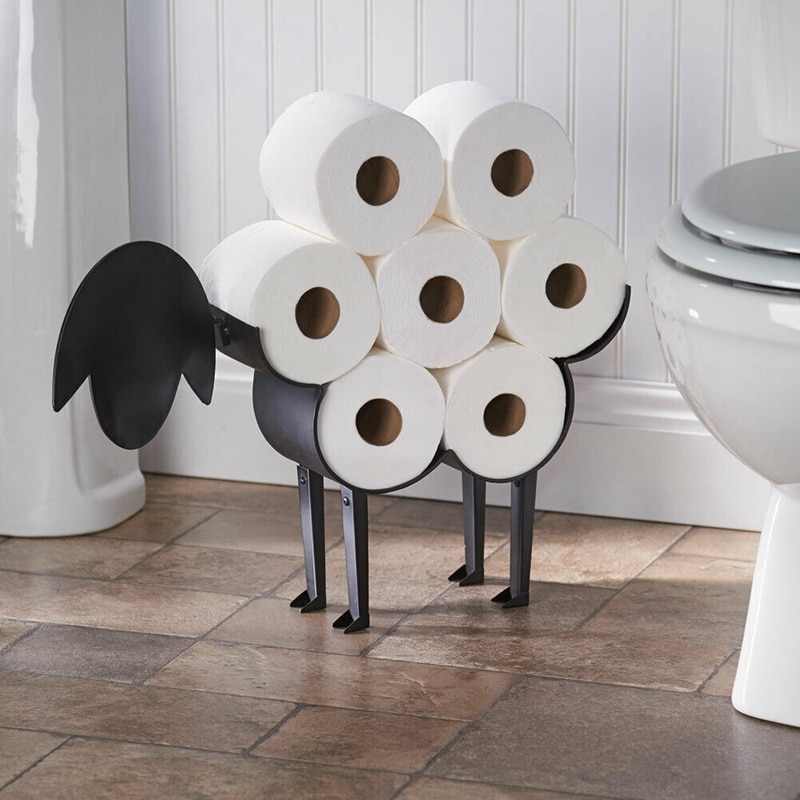 HomeTod™ Support de papier toilette en forme de mouton