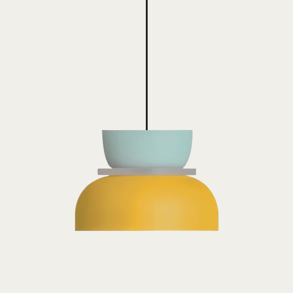 Floroux Luminaire Pendentif Scandinave à Blocs de Couleurs