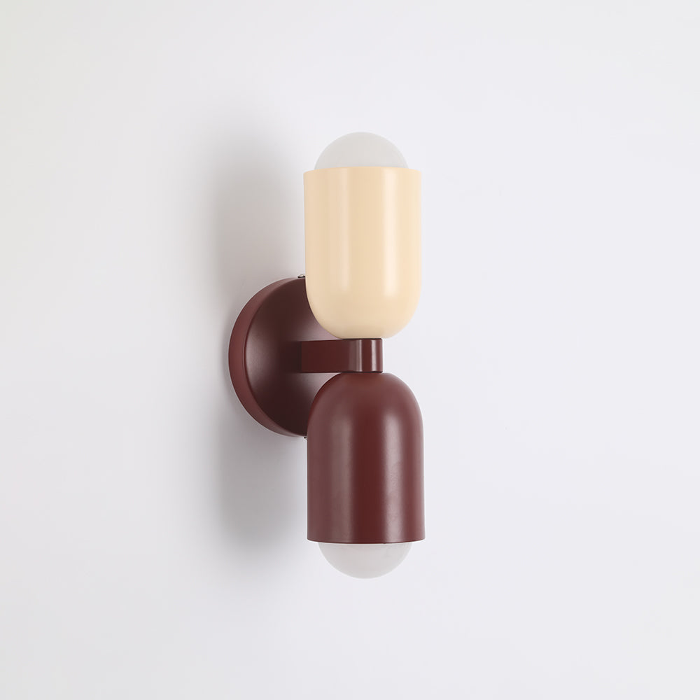 Applique Murale LED Morandi Moderne 2-flamme Noire Intérieur/Couloir Métal