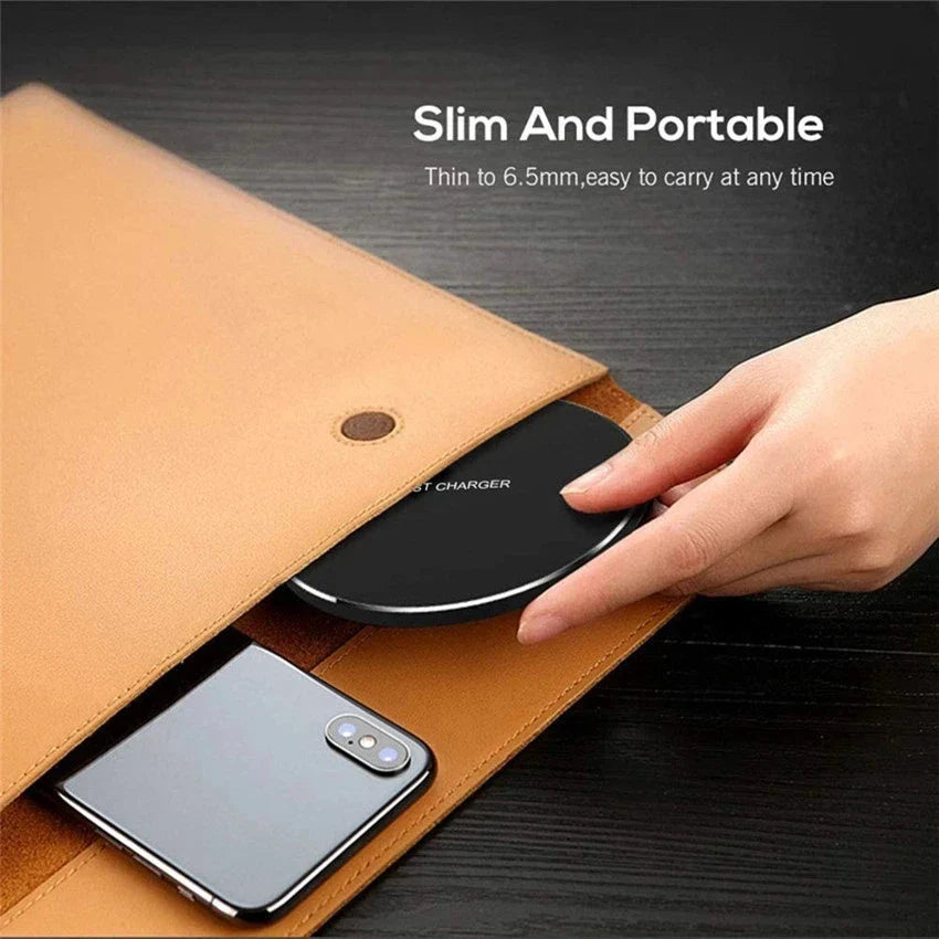 100W Pad de Chargement Magnétique Qi Sans Fil Rapide pour iPhone Samsung & Android