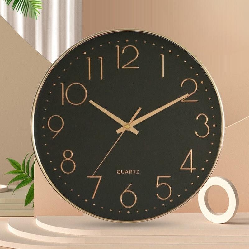 Horloge murale en rose gold numérique – Mesure du temps élégante pour votre maison