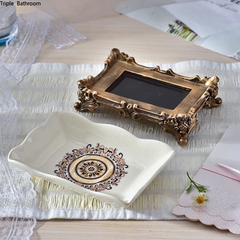 Vintage Charm Savonnière : Design élégant avec un attrait intemporel