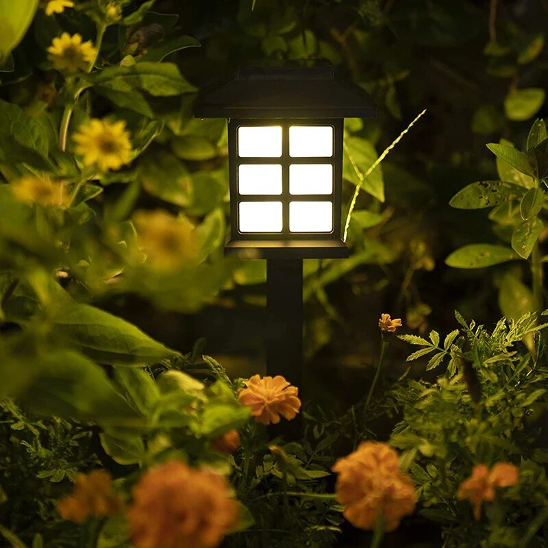 Floroux Lanternes de chemin de jardin LED | Éclairage solaire | Résistant aux intempéries | Énergétiquement efficient