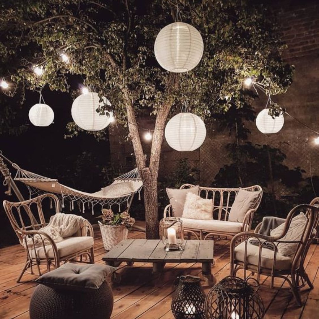 Floroux Lanterne Outdoor | Éclairage de jardin à énergie solaire | Étanche | Lumière d'ambiance LED pour extérieur