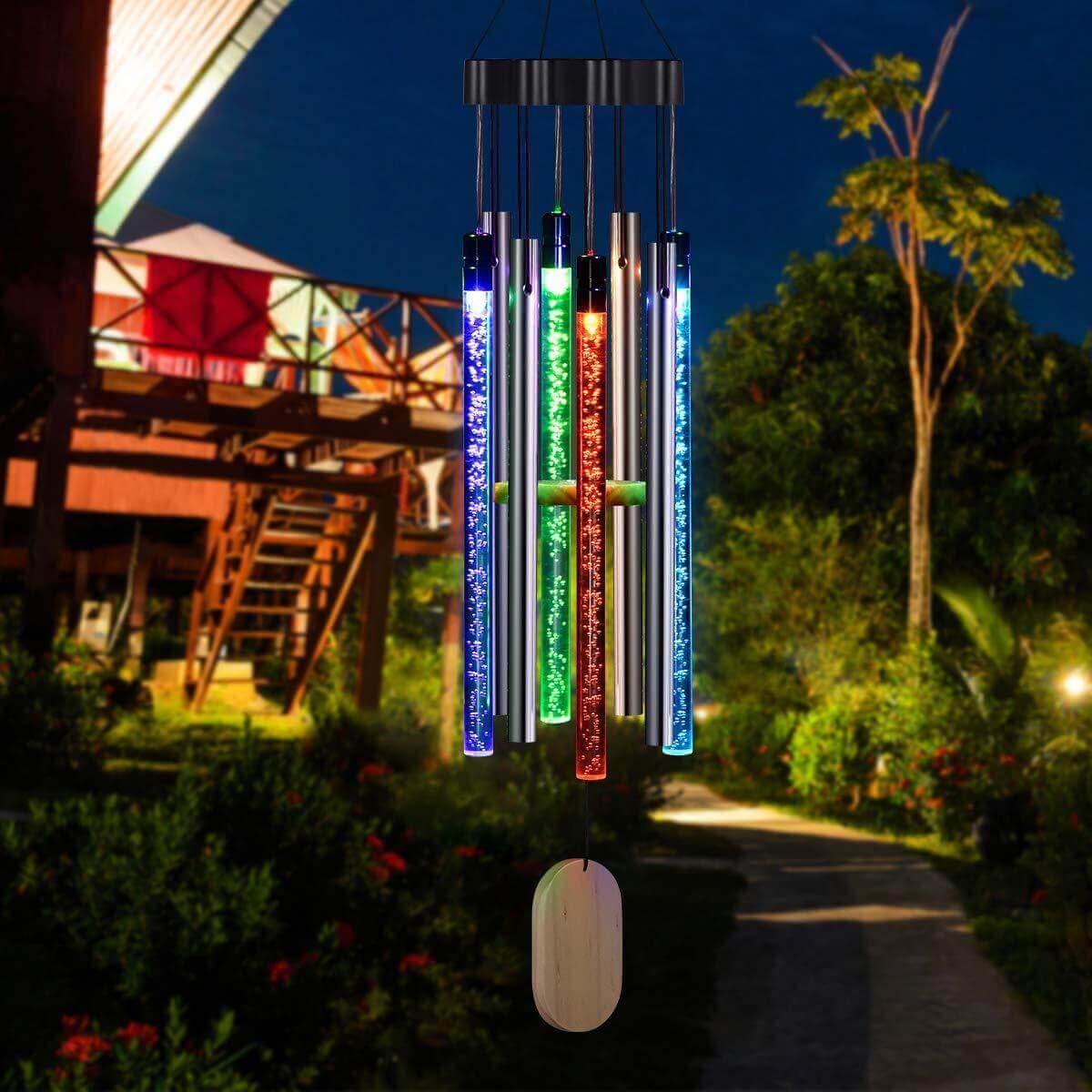 Harmony - Carillon de jardin coloré avec lumière et son