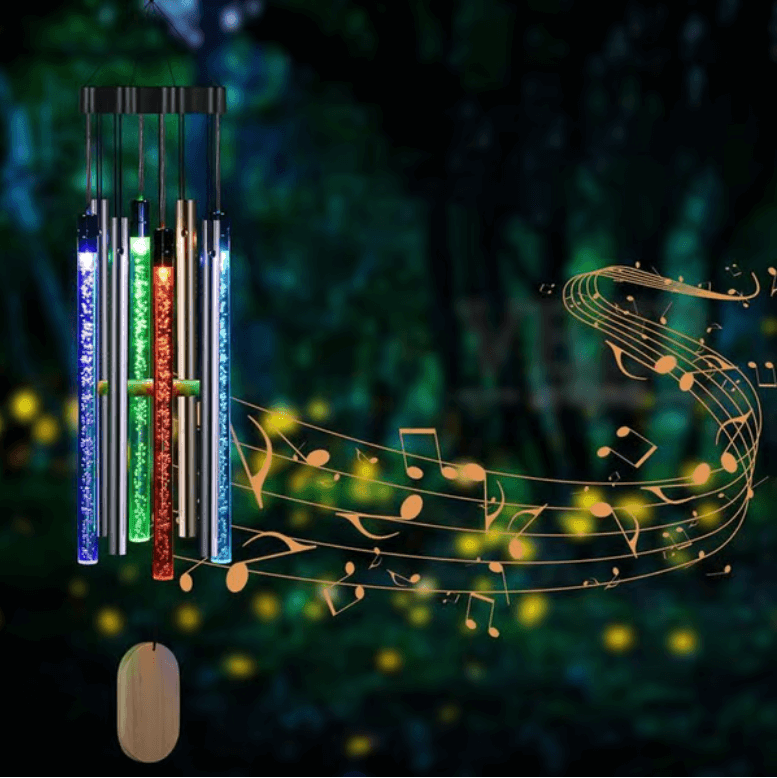 Harmony - Carillon de jardin coloré avec lumière et son
