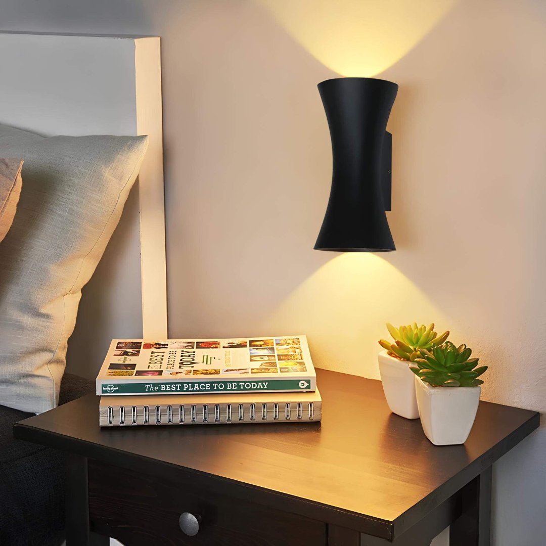 Floroux - Applique LED élégante en aluminium pour l'extérieur