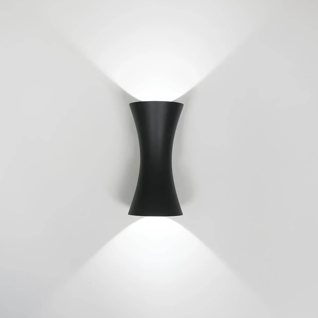 Floroux - Applique murale LED élégante en aluminium pour une utilisation extérieure