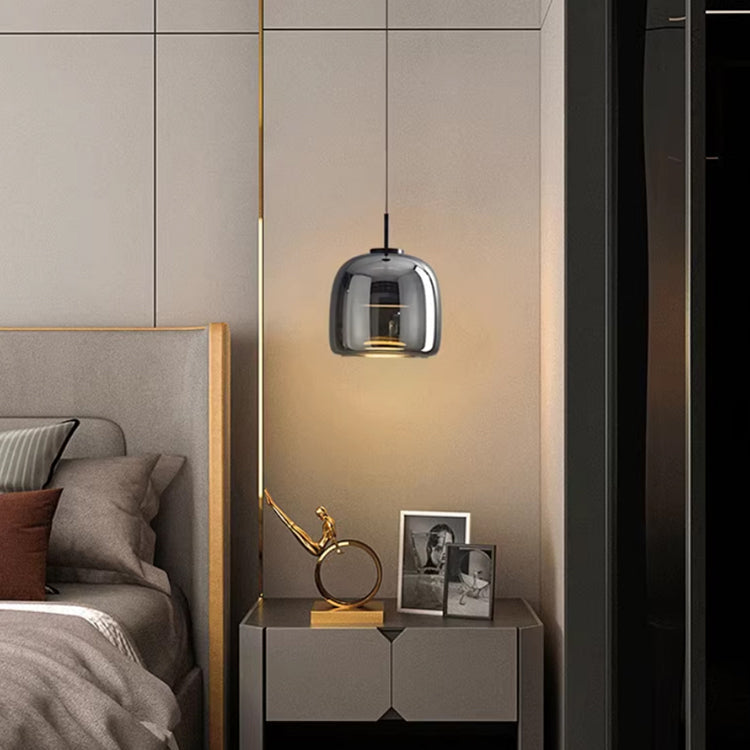 ÉclatNoir – Pendule Design en Verre Noir