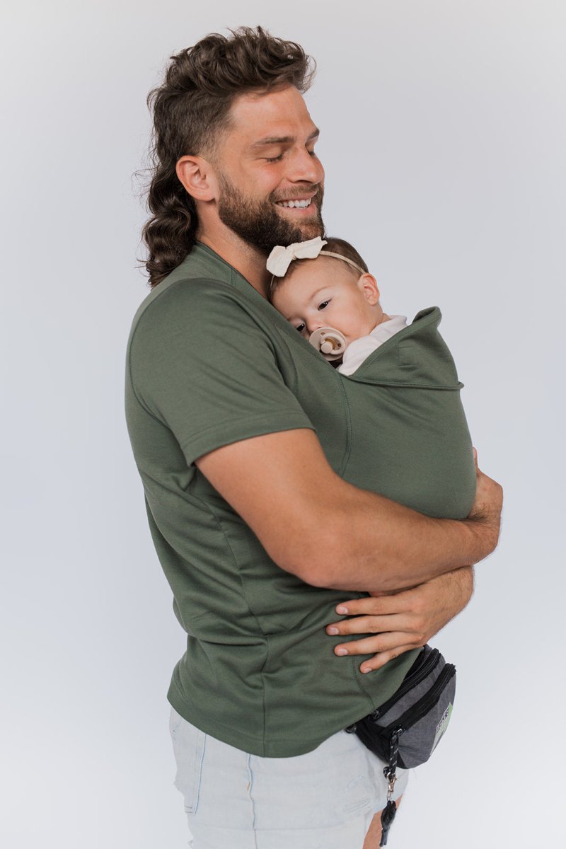 T-shirt bébé premium porte-bébé - Découvrez le style et le confort avec le T-shirt porte-bébé premium