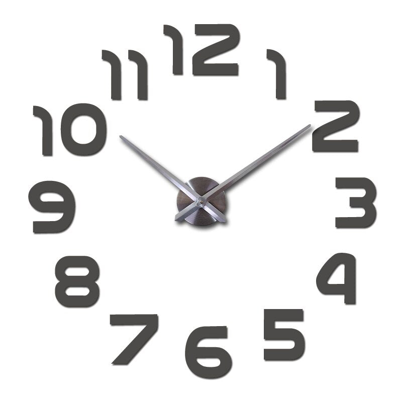 Horloge murale 3D en acrylique Floroux
