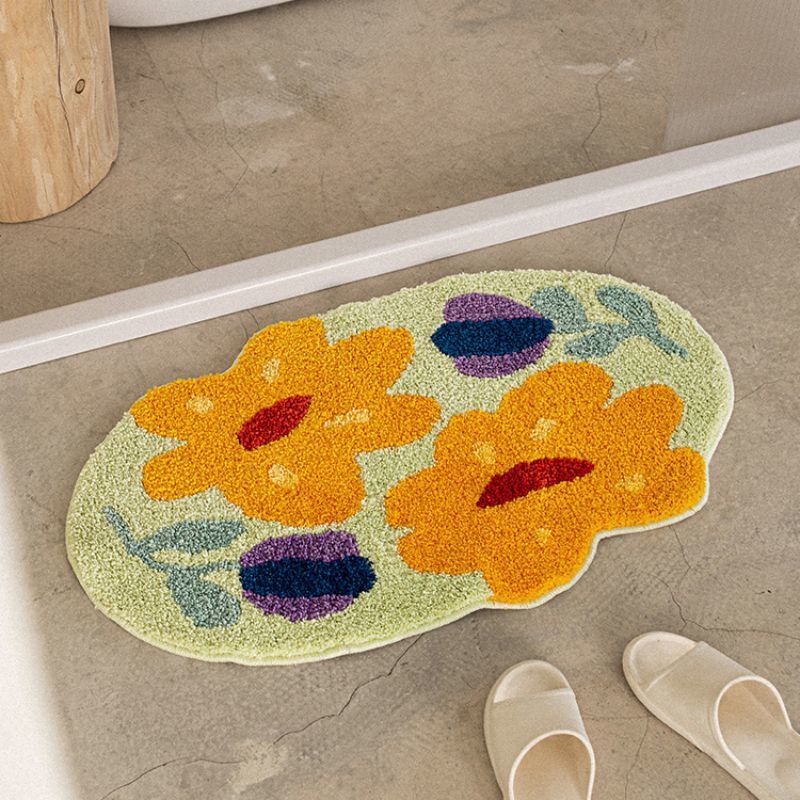 Floroux | Tapis élégant antidérapant pour votre salle de bain