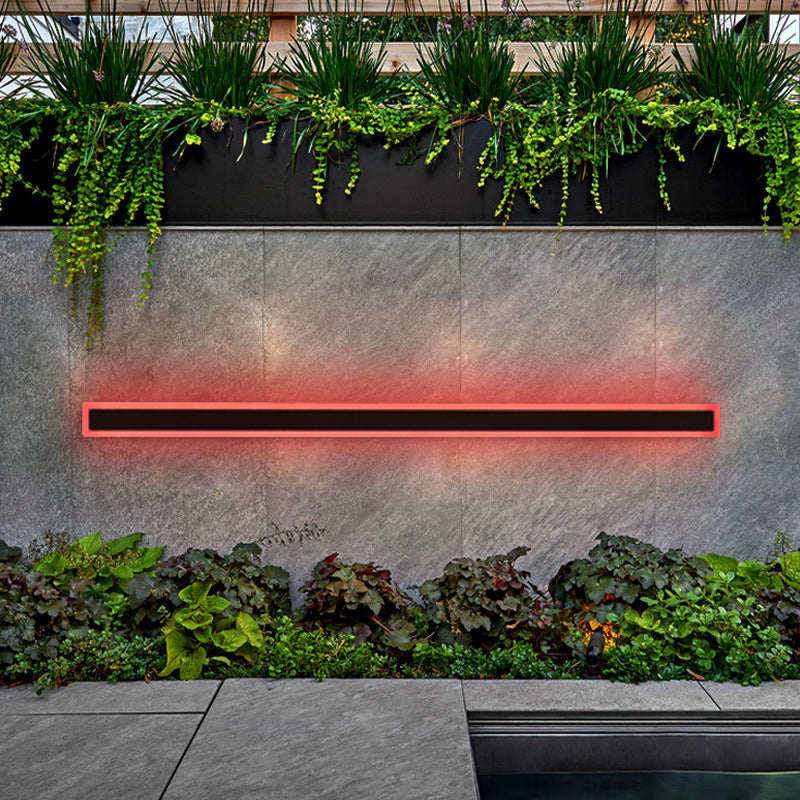 Immense RGB Linéaire Minimaliste Lumière Murale Extérieure