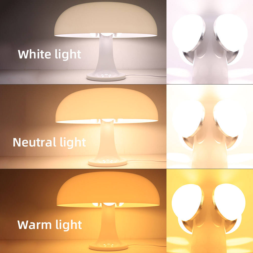 Floroux - Lampe de table minimaliste moderne en forme de champignon pour maisons élégantes