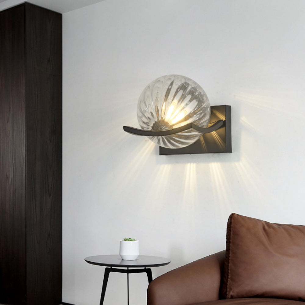 Floroux Applique LED en verre