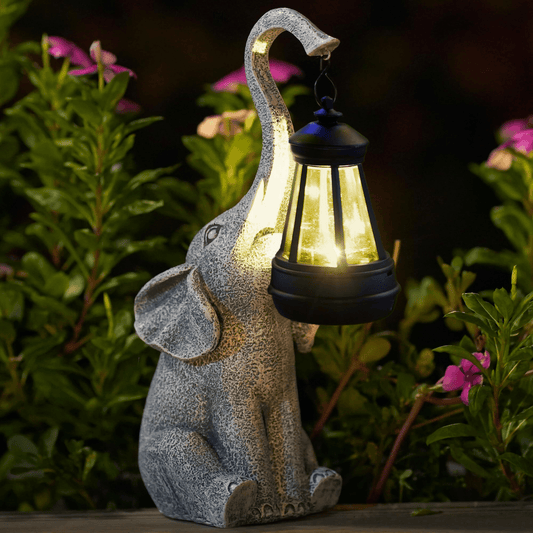Gentle™ | Lampe de jardin avec éléphant