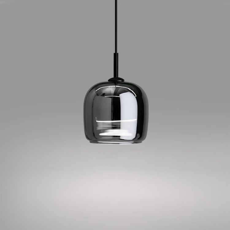 ÉclatNoir – Pendule Design en Verre Noir