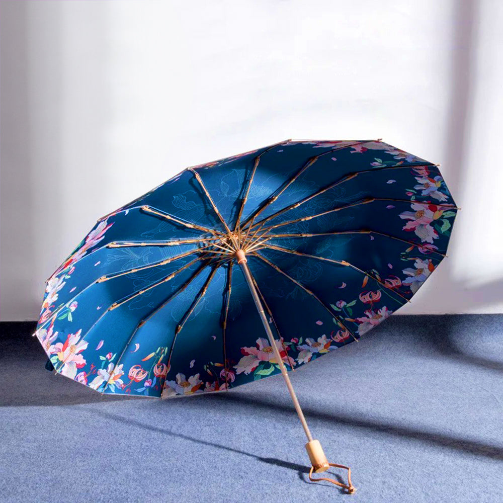 Parapluie en métal résistant au vent de 16 pièces