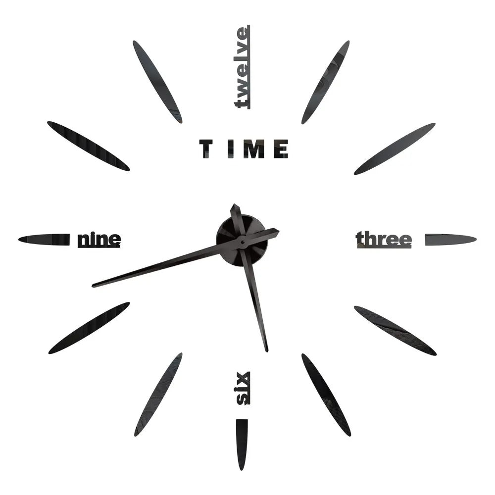 DecoHorloge – Grande Horloge Murale 3D pour Décoration Intérieure