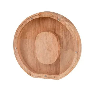 Tirelire avec lettres en bois – Épargner – personnalisable – rangement sécurisé