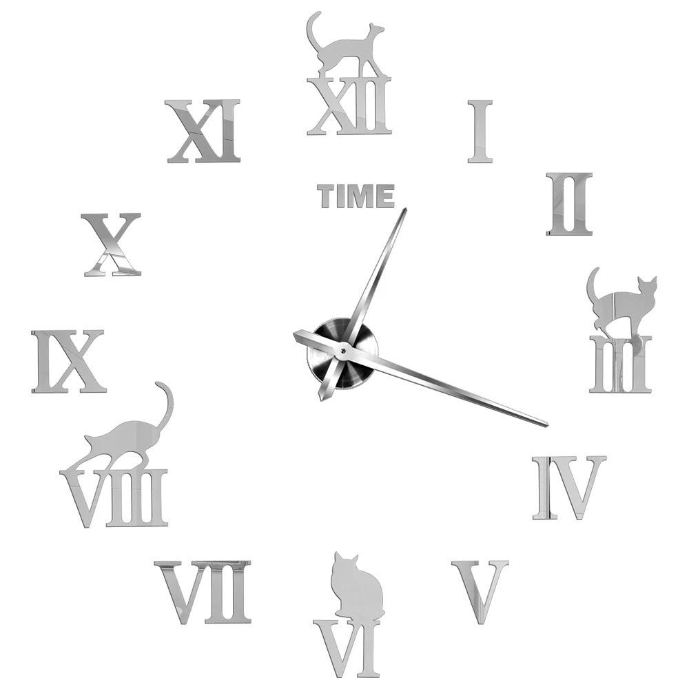 DecoHorloge – Grande Horloge Murale 3D pour Décoration Intérieure