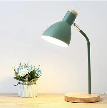 BoisLumi - Lampe de Table en Bois Naturel et Créatif