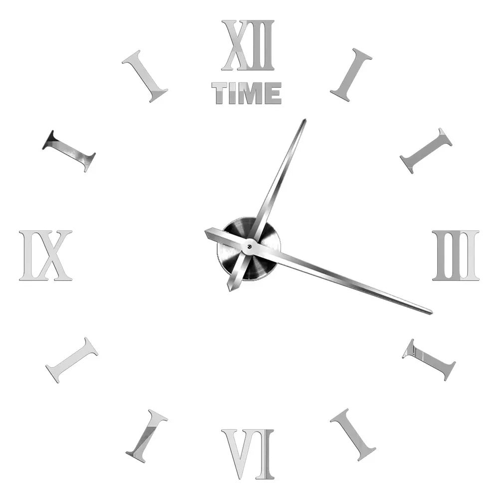 DecoHorloge – Grande Horloge Murale 3D pour Décoration Intérieure