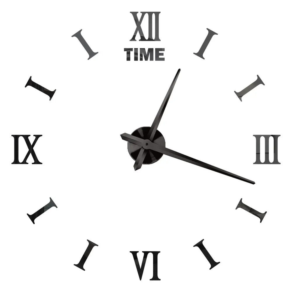 DecoHorloge – Grande Horloge Murale 3D pour Décoration Intérieure