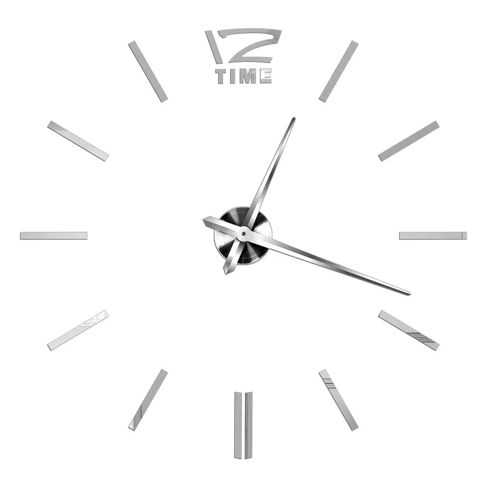 DecoHorloge – Grande Horloge Murale 3D pour Décoration Intérieure