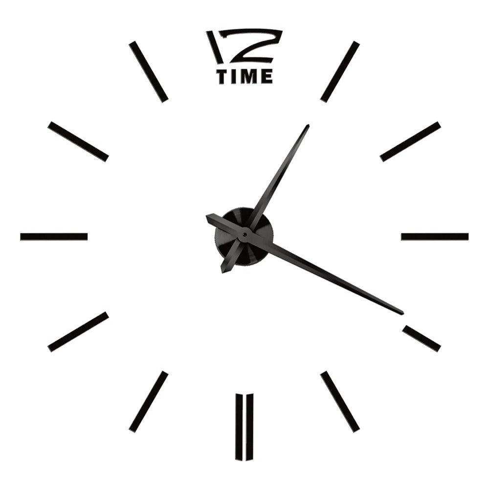DecoHorloge – Grande Horloge Murale 3D pour Décoration Intérieure