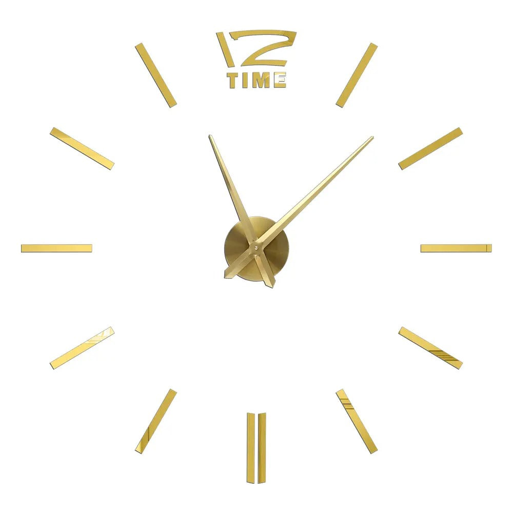 DecoHorloge – Grande Horloge Murale 3D pour Décoration Intérieure