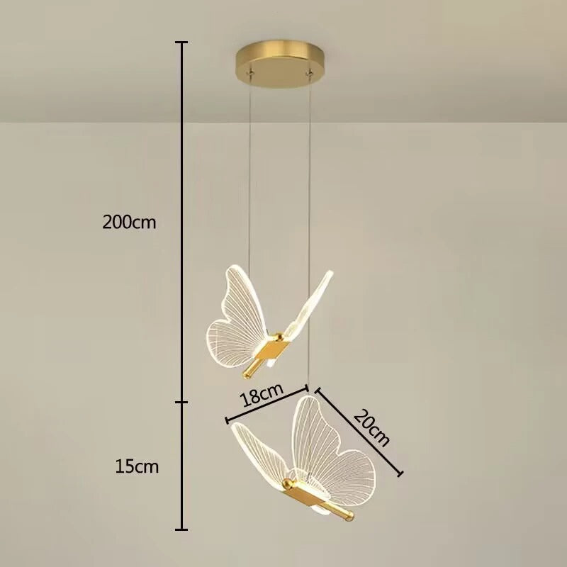 Floroux | Plafonnier papillon ajustable