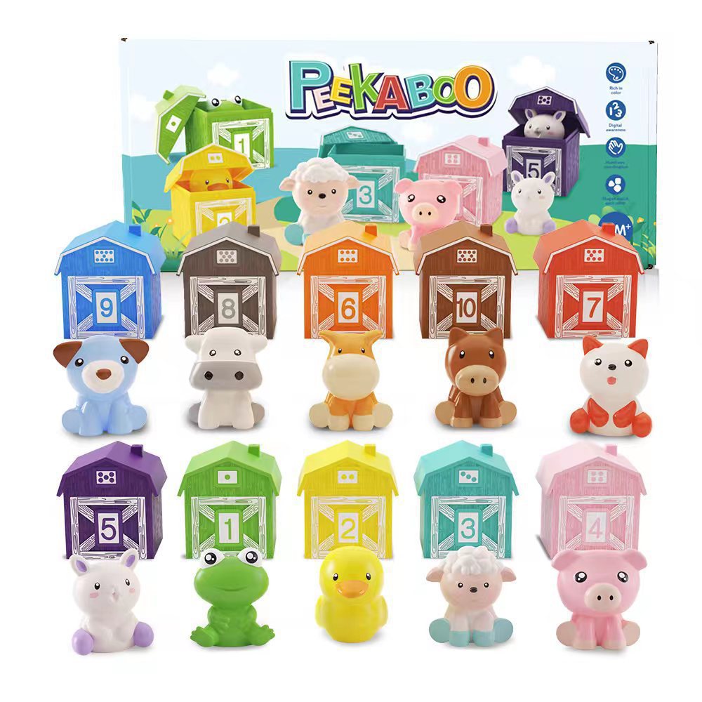 FarmVibes – Animaux de ferme Montessori mignons pour enfants