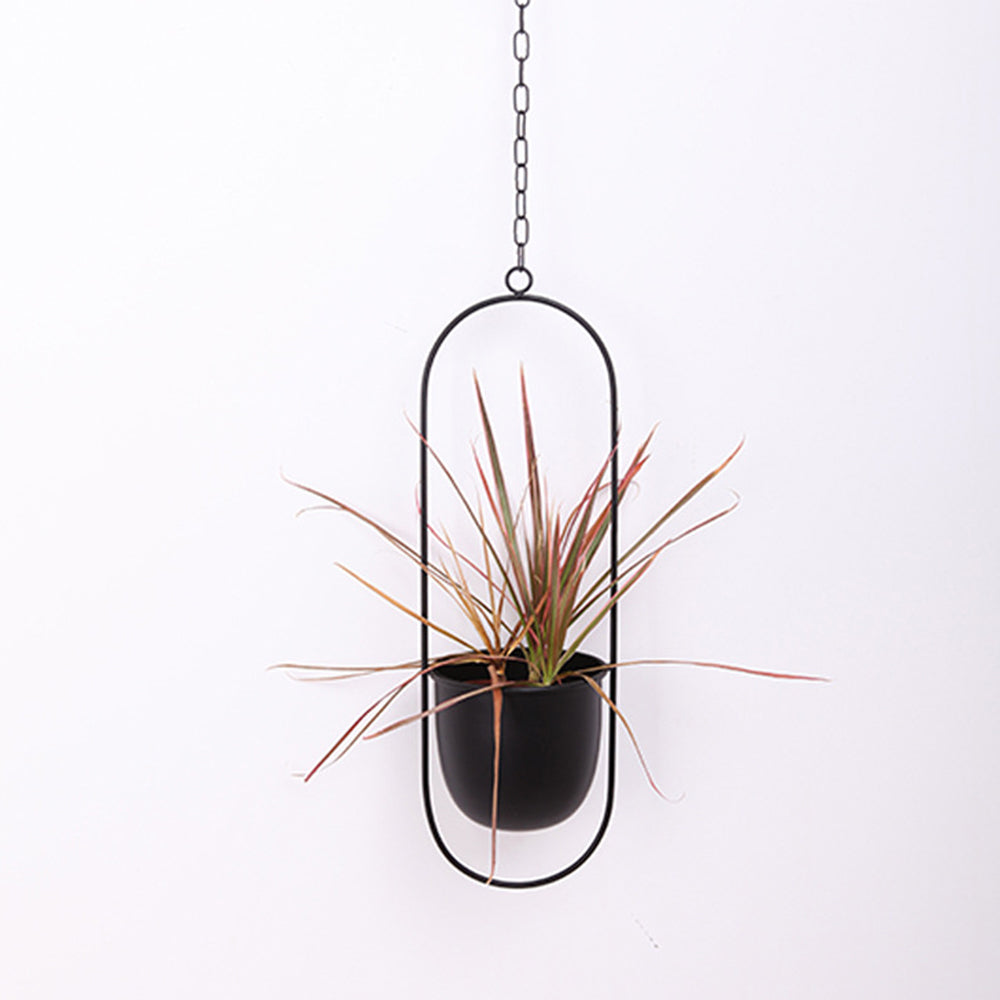 Hanging Flower Pot Floroux in Metal | Modern Plant Container | Indoor & Outdoor Decor | Space Saver & Stylish