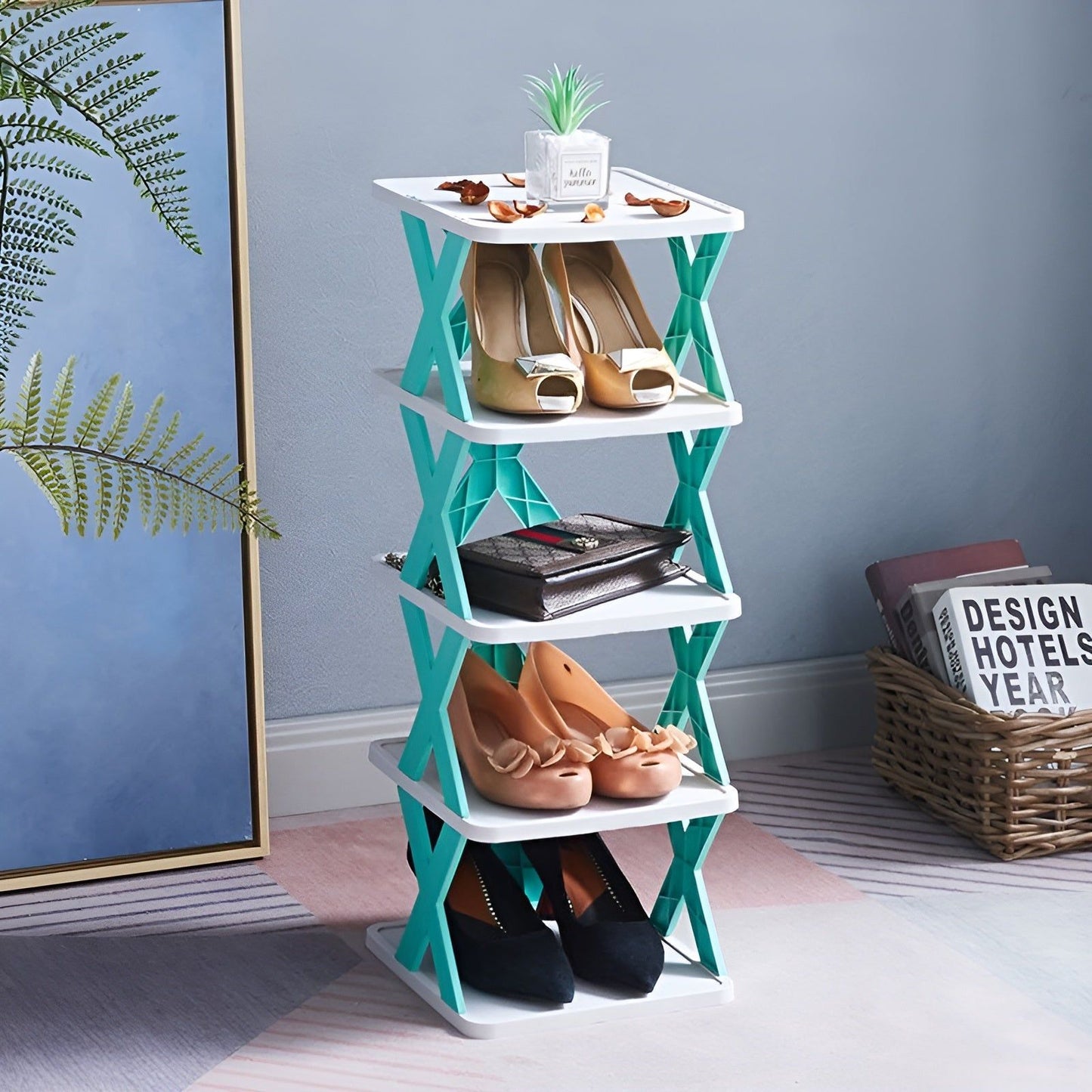 Râtelier à chaussures multifonctionnel et pliable - SpaceSaver