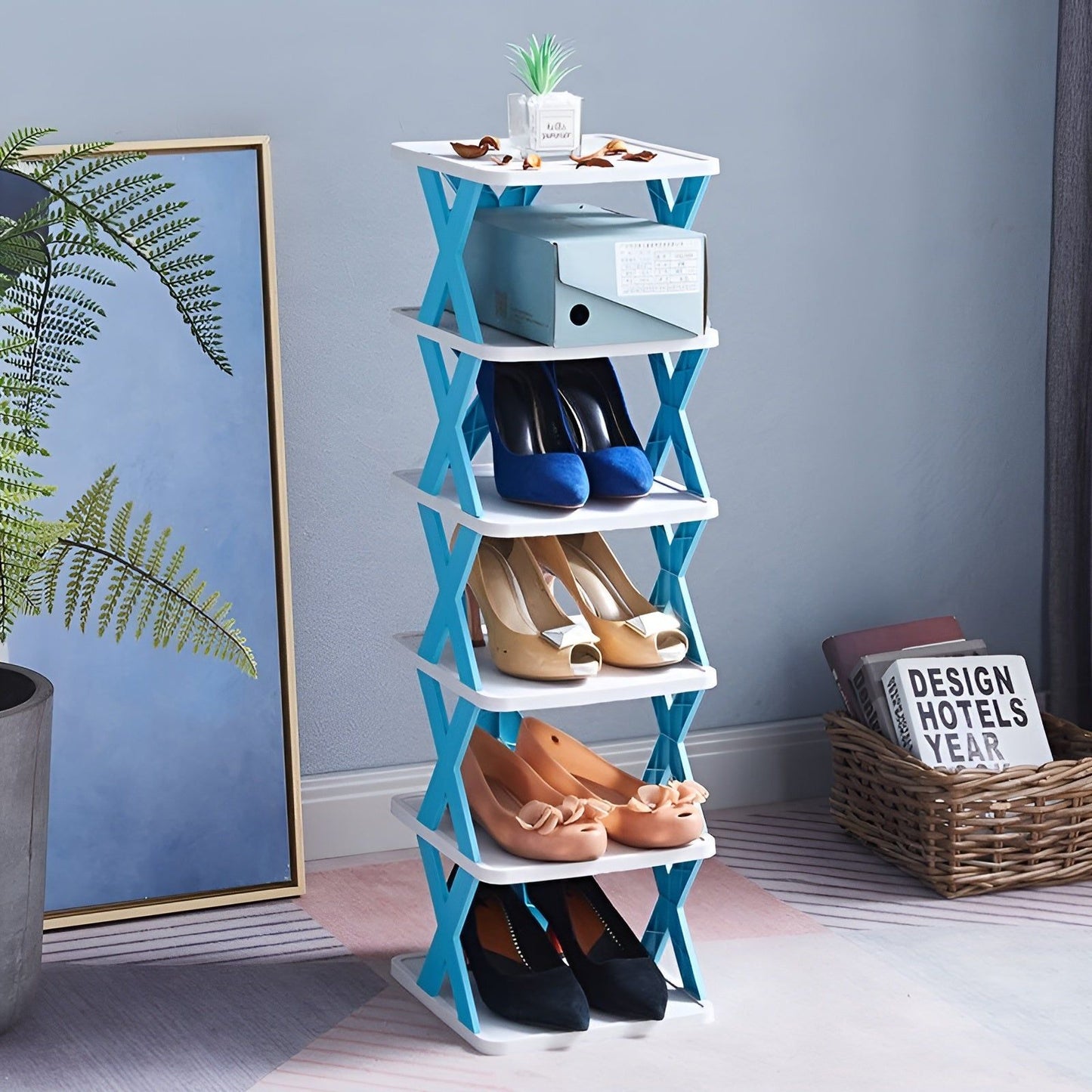 Râtelier à chaussures multifonctionnel et pliable - SpaceSaver