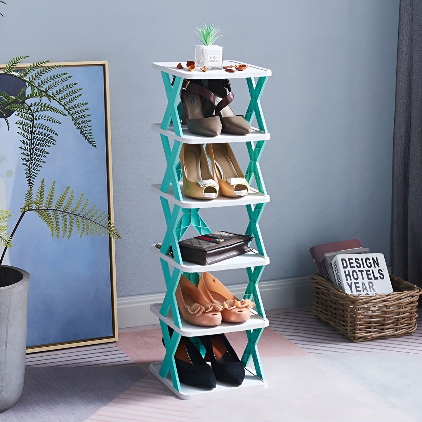 Râtelier à chaussures multifonctionnel et pliable - SpaceSaver