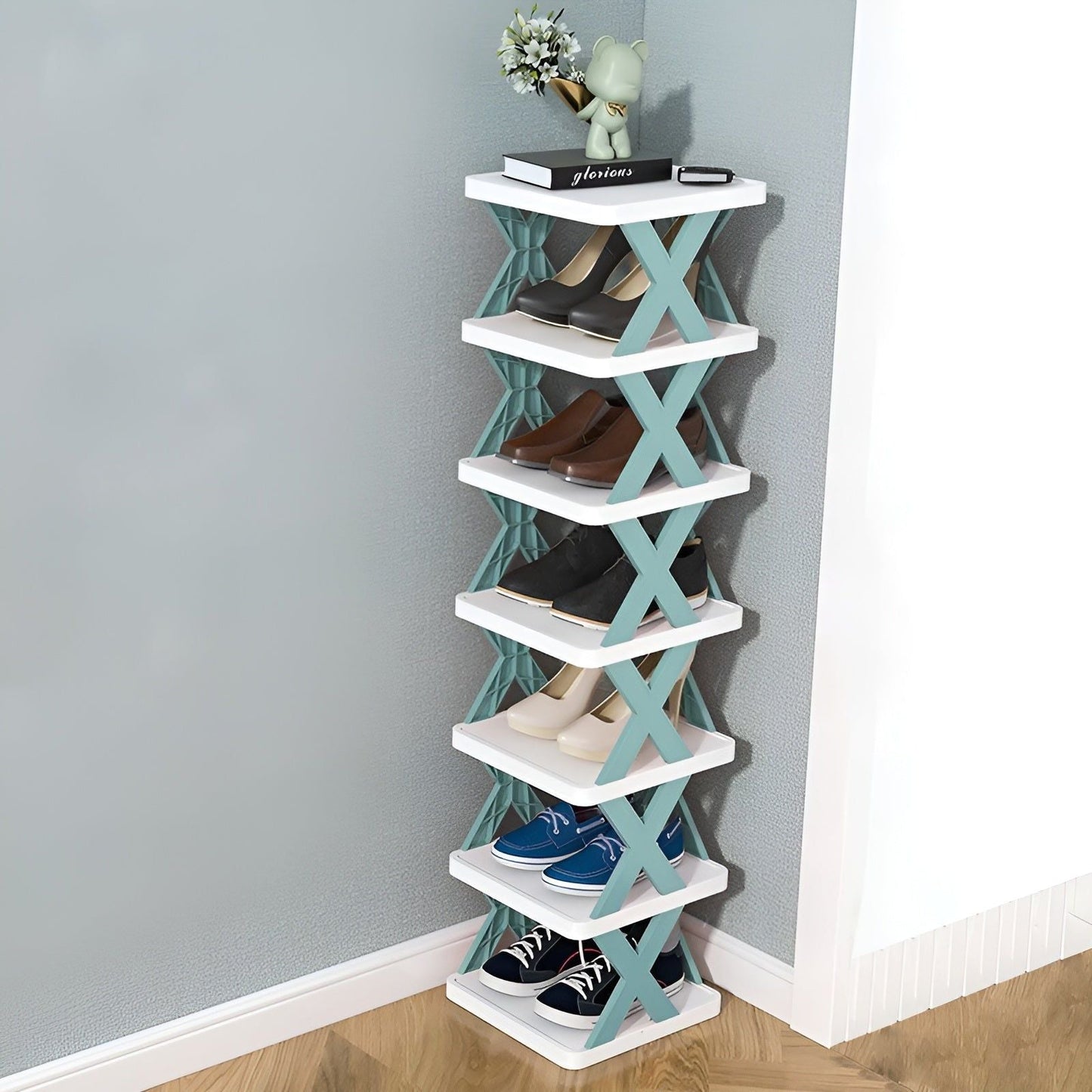 Râtelier à chaussures multifonctionnel et pliable - SpaceSaver