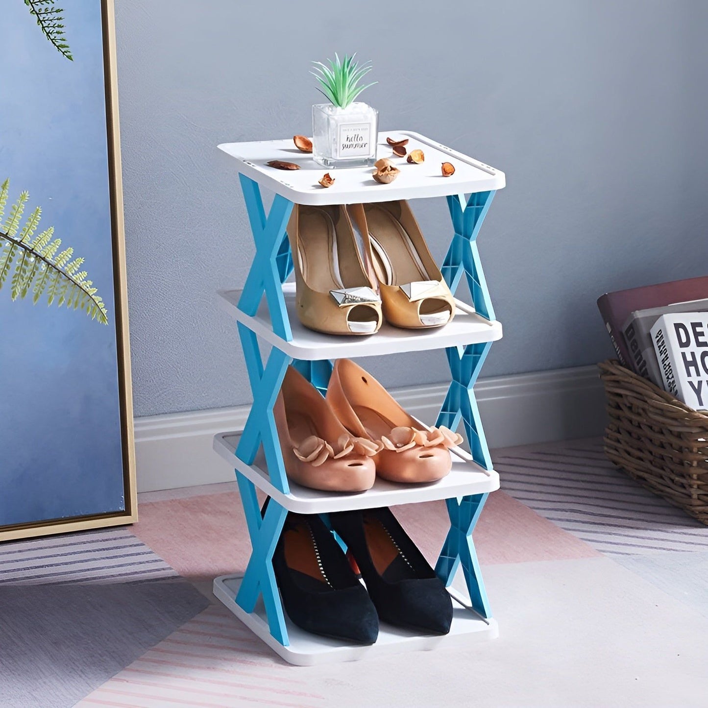 Râtelier à chaussures multifonctionnel et pliable - SpaceSaver